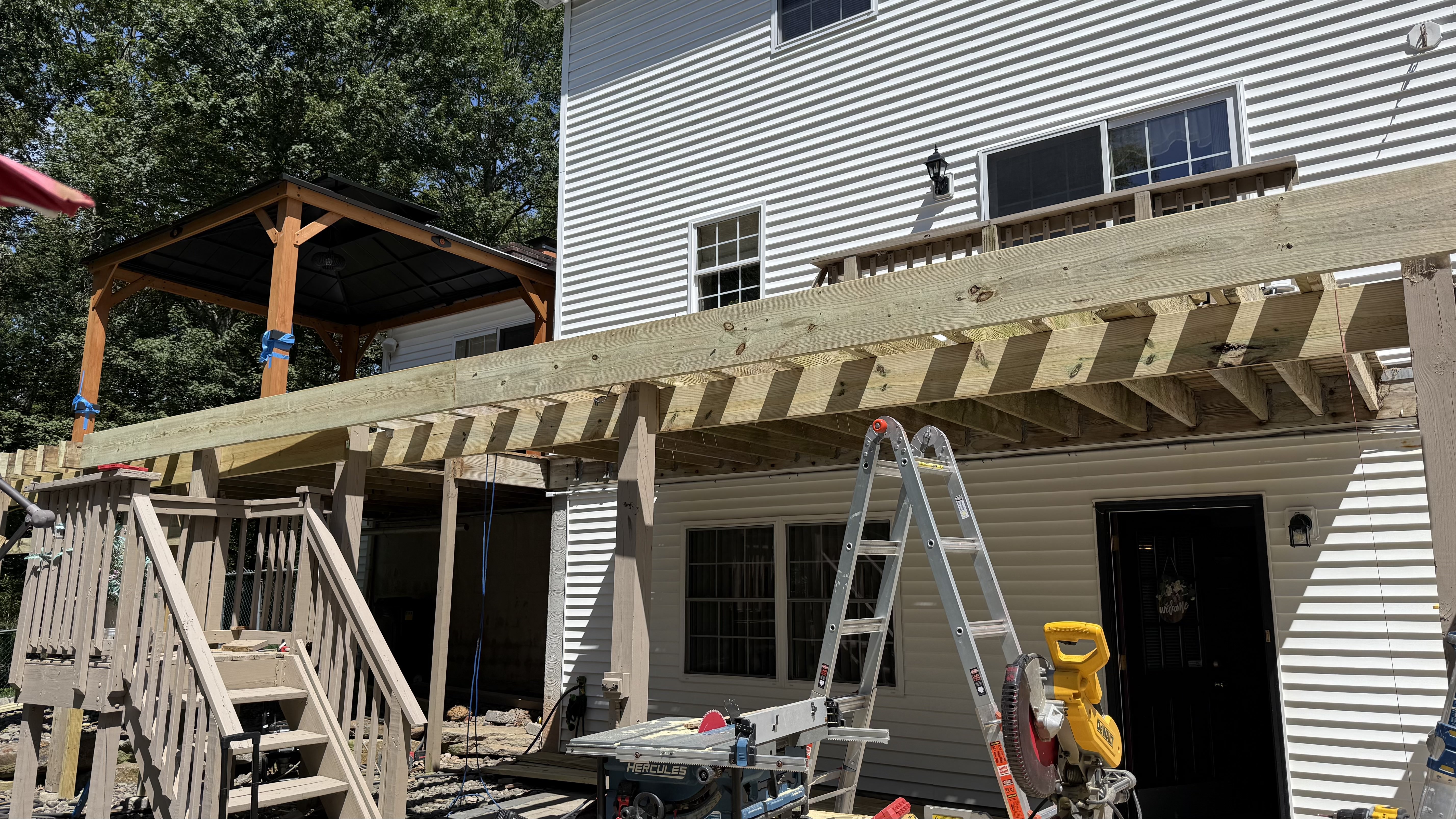 Composite Deck, Dunmore (before)